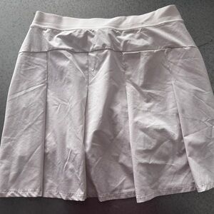 White tennis pickleball skirt